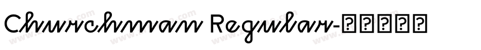 Churchman Regular字体转换